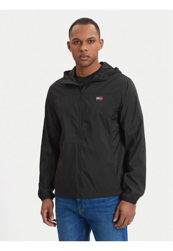 Tommy Jeans Kurtka przejściowa DM0DM23112 Czarny Regular Fit. Kolor: czarny. Materiał: syntetyk