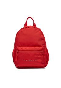 TOMMY HILFIGER - Tommy Hilfiger Plecak Th Essential Mini Backpack AU0AU01770 Czerwony. Kolor: czerwony. Materiał: materiał