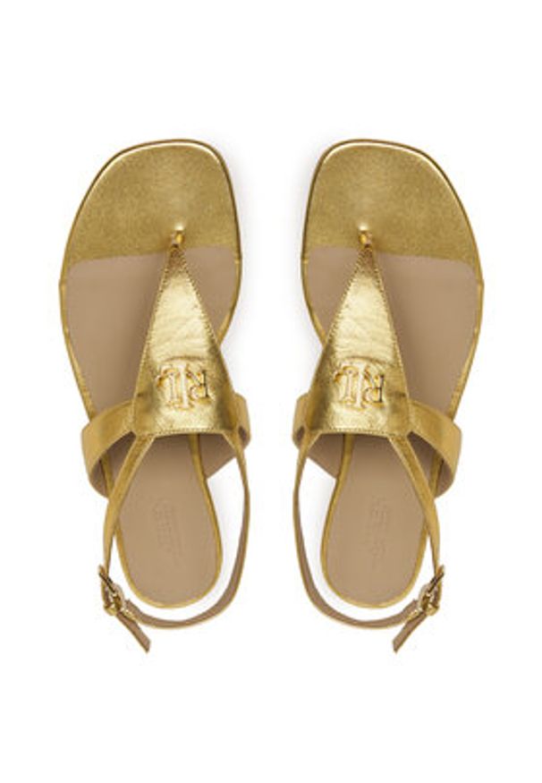 Lauren Ralph Lauren - LAUREN RALPH LAUREN Sandały Everley 802959147001 Złoty. Kolor: złoty. Materiał: skóra