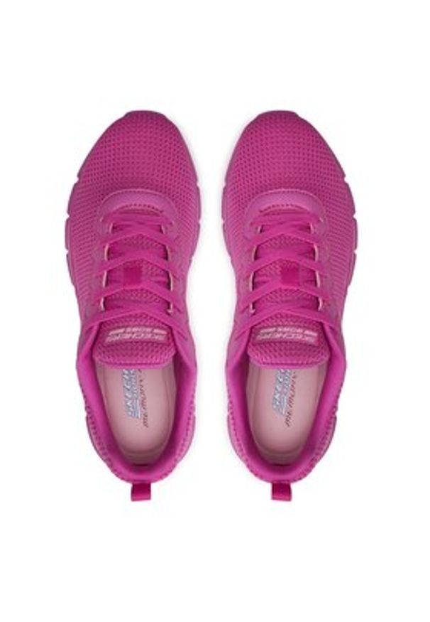 skechers - Skechers Sneakersy Bobs B Flex-Visionary Essence 117346/HPK Różowy. Kolor: różowy. Materiał: mesh, materiał