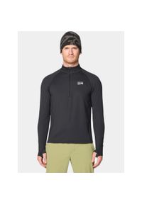 MOUNTAIN HARDWEAR - Sweter Męski Mountain Hardwear Crater Lake Heavyweight. Kolor: czarny. Materiał: polar. Sport: turystyka piesza