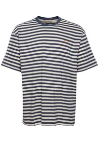 Blend T-Shirt 20715762 Granatowy Regular Fit. Kolor: niebieski. Materiał: bawełna