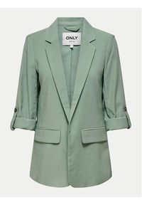only - ONLY Marynarka Aris 15310839 Zielony Loose Fit. Kolor: zielony. Materiał: wiskoza