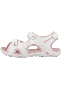 Geox - Sandały GEOX J SANDAL WHINBERRY G Biały. Kolor: biały. Materiał: syntetyk, tkanina. Sezon: lato