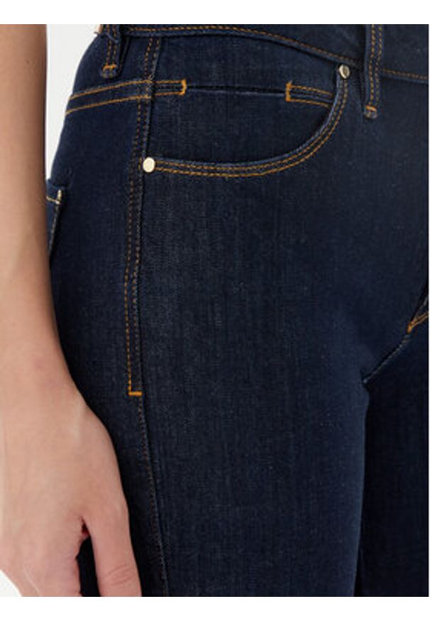 Guess Jeansy W5YA15 D5PW1 Granatowy Sexy Straight Fit. Kolor: niebieski