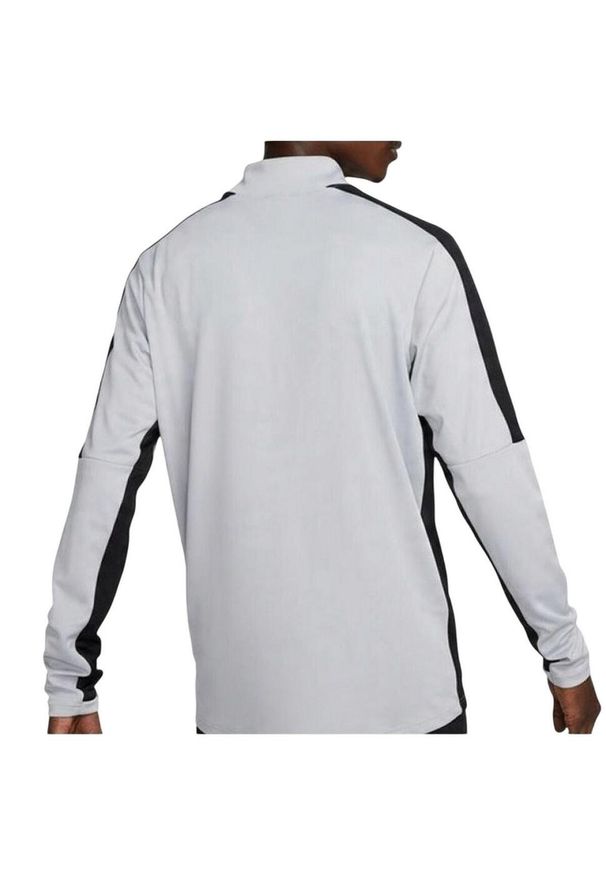 Nike - Męska Bluza Rozpinana Academy 23 Quarter Zip. Kolor: szary, wielokolorowy, czarny