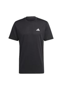 Adidas - Koszulka treningowa męska adidas Essentials. Kolor: biały, wielokolorowy, czarny. Materiał: materiał