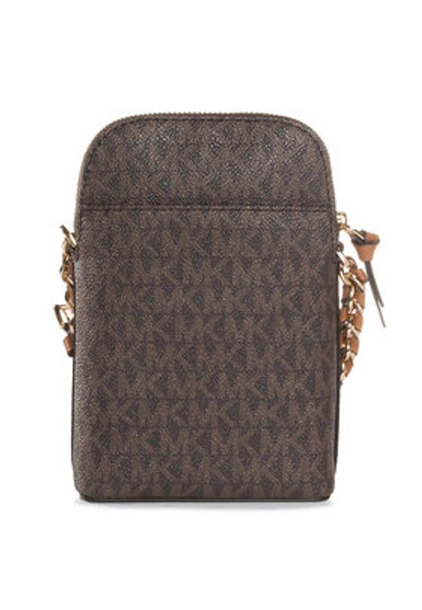 MICHAEL Michael Kors Torebka Jet Set Charm 32T0GT9C1B Brązowy. Kolor: brązowy. Materiał: skórzane