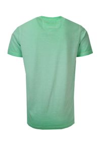 New Antracid - T-Shirt Męski Miętowy, Zielony, Melanżowy z Nadrukiem, Koszulka, Krótki Rękaw, Basic, U-neck. Okazja: na co dzień. Kolor: zielony, miętowy, wielokolorowy. Materiał: bawełna. Długość rękawa: krótki rękaw. Długość: krótkie. Wzór: nadruk. Sezon: wiosna, lato. Styl: casual #2