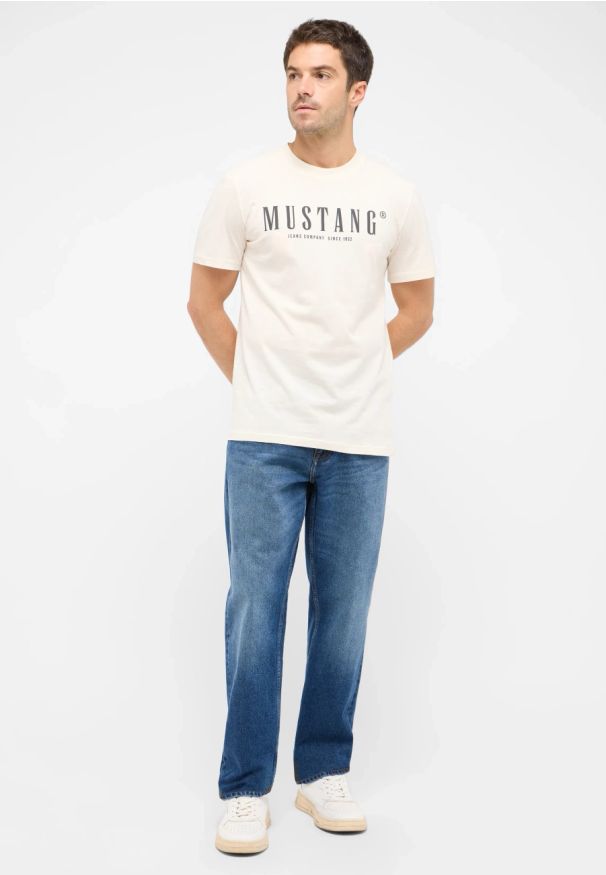 Mustang - Męskie Spodnie Jeansowe MUSTANG Denver Straight Denim Blue 1016340 5000 682