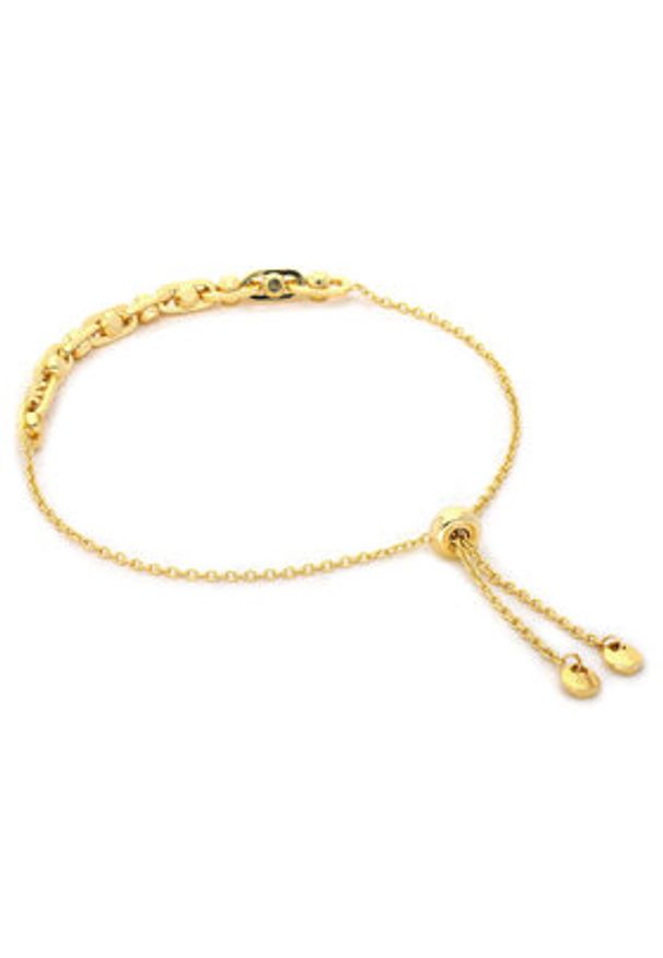 Michael Kors Bransoletka MKC170900710 Złoty. Materiał: srebrne. Kolor: złoty