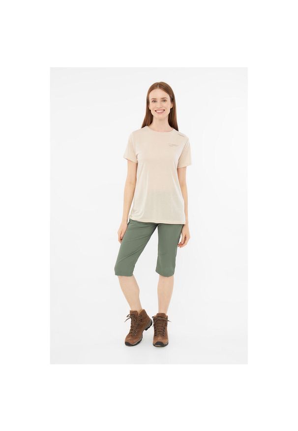 Viking - T-shirt damski VIKING Morain Lady Bamboo. Kolor: beżowy