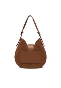 BOSS Torebka Boss Beyond Hobo S 50557954 Brązowy. Kolor: brązowy. Materiał: skórzane, zamszowe #5