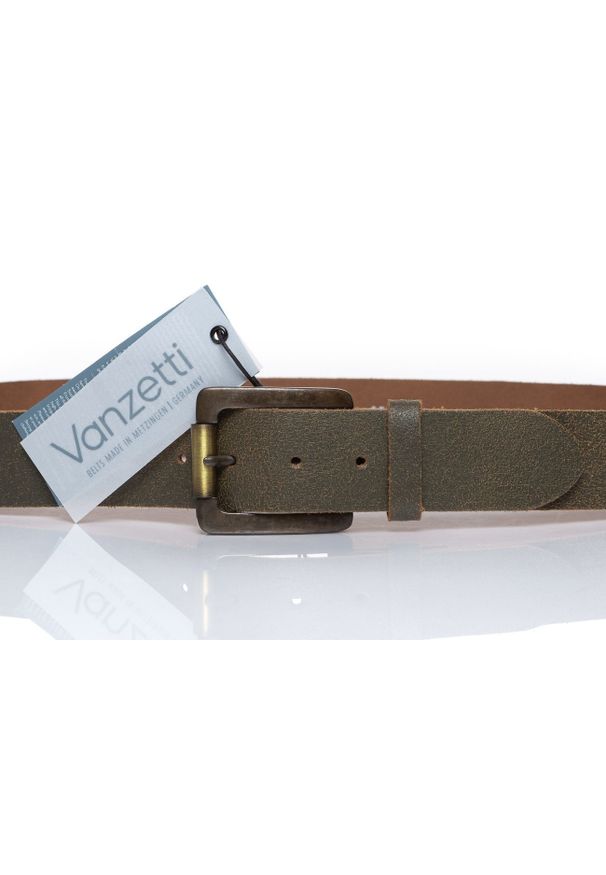 Vanzetti - VANZETTI PASEK SKÓRZANY SOPO-VAN853 565 40mm Ledergürtel /Q.6543. Materiał: skóra. Wzór: paski. Styl: klasyczny