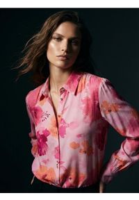 Sinsay - Wiskozowa koszula ze wzorem - wielobarwny. Materiał: wiskoza #1