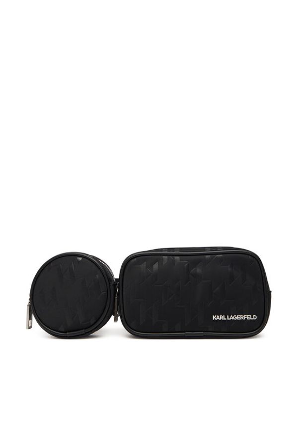 Karl Lagerfeld - KARL LAGERFELD Saszetka nerka A3M30165 Czarny. Kolor: czarny. Materiał: materiał