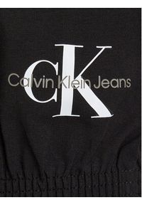 Calvin Klein Jeans Sukienka codzienna Monogram IG0IG02473 Czarny Regular Fit. Okazja: na co dzień. Kolor: czarny. Materiał: bawełna. Typ sukienki: proste. Styl: casual #6