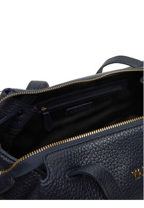 VALENTINO - Valentino Torebka Blossom Re VBS8P201 Granatowy. Kolor: niebieski. Materiał: skórzane