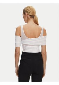 Pinko - PINKO Body Bella 104832 A2H1 Biały Regular Fit. Kolor: biały. Materiał: syntetyk #5