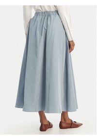 Weekend Max Mara Spódnica trapezowa Formica 2615101072 Błękitny Regular Fit. Kolor: niebieski. Materiał: bawełna #5