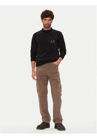 C.P. Company Sweter 19CMKN061A110432A Czarny Regular Fit. Kolor: czarny. Materiał: bawełna #5