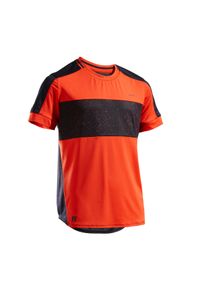 ARTENGO - Koszulka do tenisa dla chłopców Artengo TTS500. Kolor: czerwony. Materiał: elastan, poliester, materiał. Sport: tenis