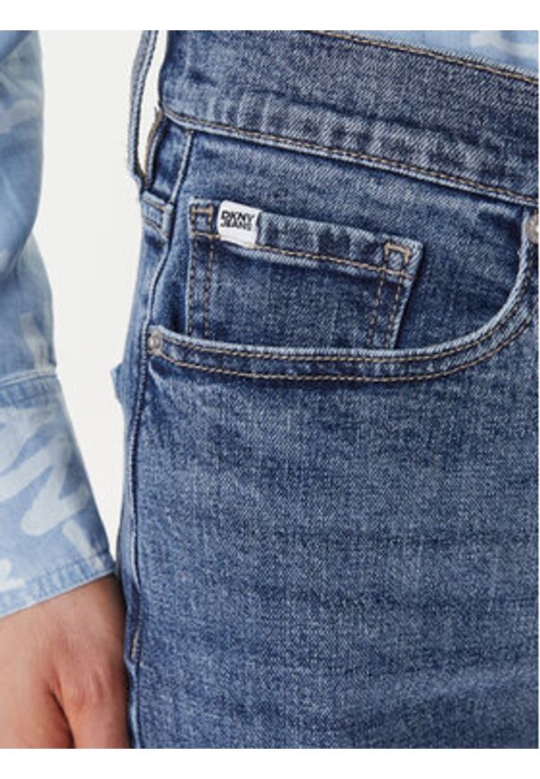 DKNY Jeansy DJ5M4076 Niebieski Wide Leg. Kolor: niebieski