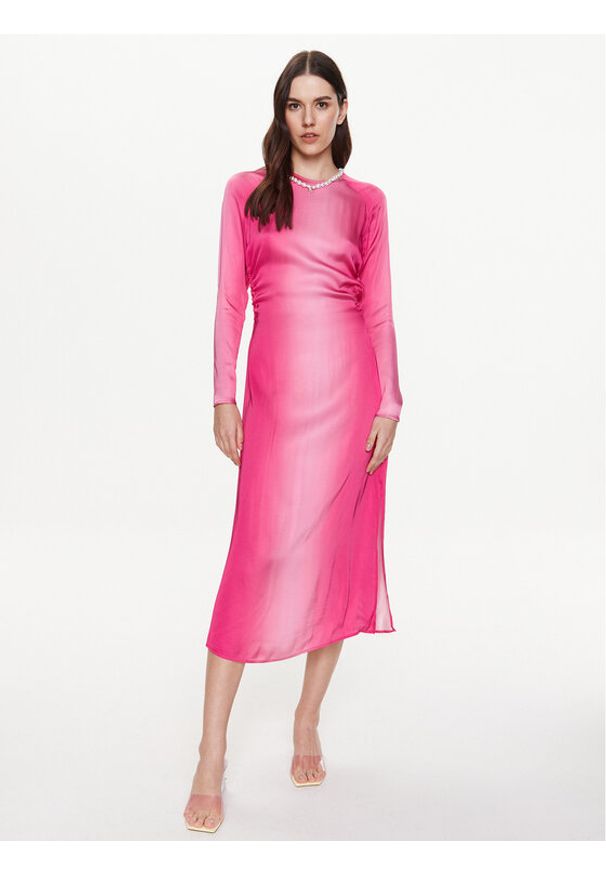 Herskind Sukienka koktajlowa Ava 4792370 Różowy Regular Fit. Kolor: różowy. Materiał: wiskoza. Styl: wizytowy