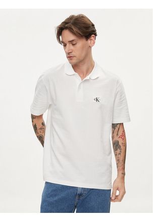 Ricoさま専用 Biała koszulka polo Calvin Klein Jeans krótka, polo, gładkie