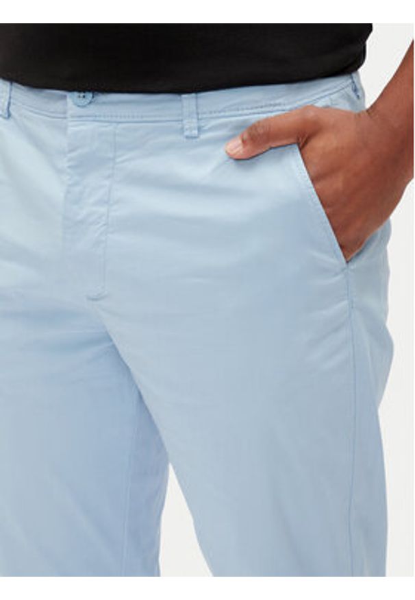 Pepe Jeans Chinosy PM211873 Błękitny Slim Fit. Kolor: niebieski. Materiał: bawełna
