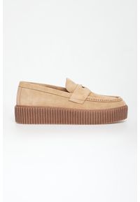 Weekend Max Mara - Loafersy damskie skórzane Kapokloafer WEEKEND MAX MARA. Materiał: skóra #3