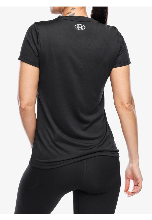Koszulka treningowa damska Under Armour UA Tech V-Neck. Kolor: czarny. Sport: fitness