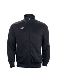 Joma - Męska Dresowa Kurtka Piłkarska Combi. Kolor: czarny. Materiał: dresówka