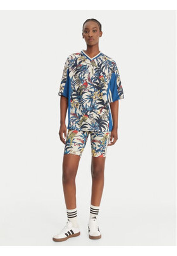 Adidas - adidas Kolarki Farm Rio Bike KD4613 Kolorowy Slim Fit. Materiał: bawełna. Wzór: kolorowy