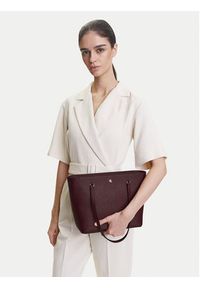 Lauren Ralph Lauren - LAUREN RALPH LAUREN Torebka 431924351014 Bordowy. Kolor: czerwony. Materiał: skórzane #5