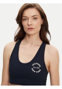 TOMMY HILFIGER - Tommy Hilfiger Biustonosz top UW0UW05891 Granatowy. Kolor: niebieski. Materiał: bawełna #5