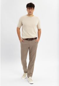 Volcano - Materiałowe spodnie R-MARSHALL. Okazja: na co dzień. Materiał: materiał. Styl: casual, klasyczny #1