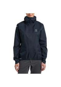 Kurtka przeciwdeszczowa damska Haglöfs L.I.M GTX. Kolor: niebieski. Sport: turystyka piesza #1