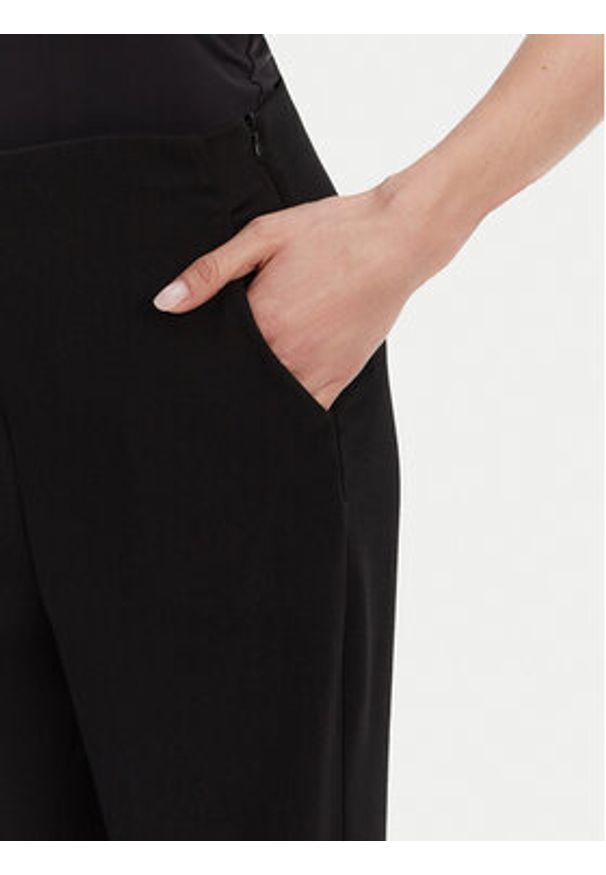 ACCESS FASHION Spodnie palazzo 53-5136-117 Czarny Regular Fit. Kolor: czarny. Materiał: syntetyk