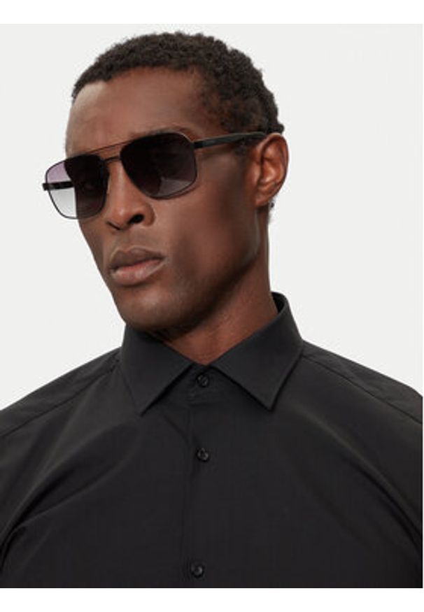 Hugo Koszula C-Jenno 50289499 Czarny Slim Fit. Kolor: czarny. Materiał: bawełna