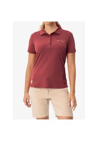 Koszulka polo damska Vaude Essential Polo Shirt. Typ kołnierza: polo. Kolor: czerwony