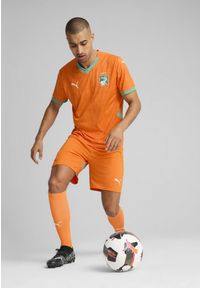 Puma - Męskie szorty Wybrzeże Kości Słoniowej 2025 PUMA Rickie Orange Jade Frost Green. Kolor: żółty, pomarańczowy, wielokolorowy, zielony