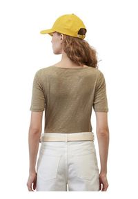 Marc O'Polo T-Shirt 302226151399 Brązowy Regular Fit. Typ kołnierza: polo. Kolor: brązowy #3