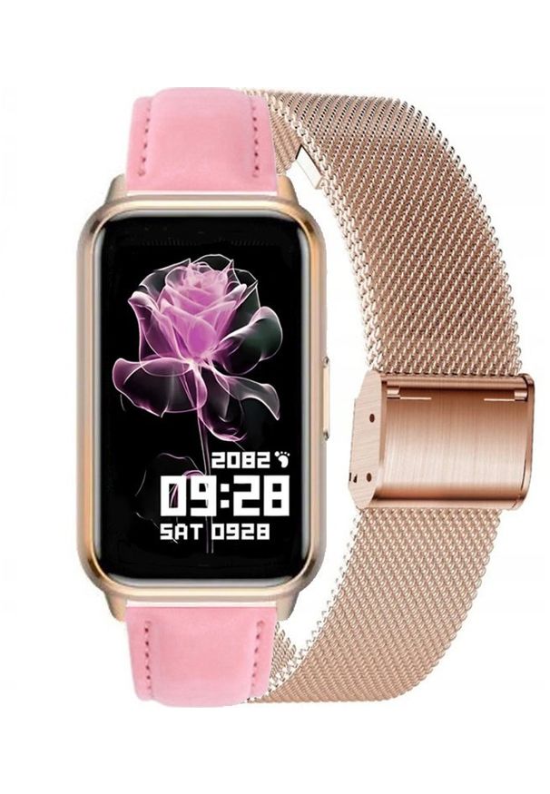 Smartwatch Rubicon Zegarek Damski SMARTWATCH RNCF48-r.gold/pink. Rodzaj zegarka: smartwatch