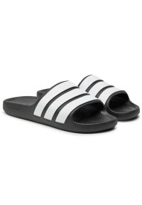 Adidas - Klapki adidas Adilette Flow IF4134 czarne. Okazja: do domu, na spacer. Kolor: czarny. Materiał: syntetyk. Wzór: gładki. Styl: klasyczny #3