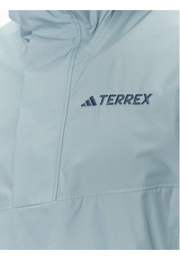 Adidas - adidas Kurtka outdoor Terrex Xploric 2.5L JD8347 Niebieski Loose Fit. Kolor: niebieski. Materiał: syntetyk. Sport: outdoor