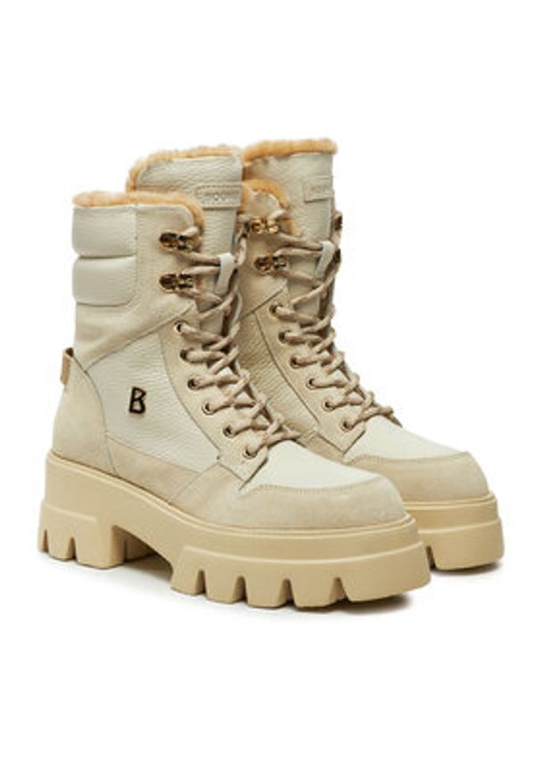 Bogner Botki Sapporo 2 22442563 Écru. Materiał: skóra