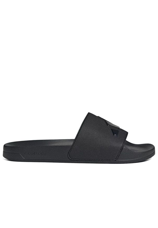 Adidas - Klapki męskie adidas Sportswear Adilette JS2039 - czarne. Zapięcie: pasek. Kolor: czarny. Materiał: syntetyk. Sezon: lato. Sport: pływanie, turystyka piesza