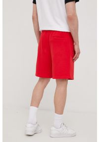 Superdry szorty bawełniane męskie kolor czerwony. Kolor: czerwony. Materiał: bawełna. Wzór: aplikacja #4
