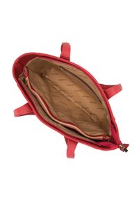 Wittchen - Torebka shopperka klasyczna z kieszenią z przodu czerwona. Kolor: czerwony. Materiał: skórzane. Styl: klasyczny. Rodzaj torebki: na ramię #2